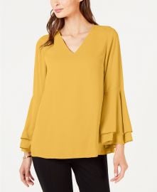 Alfani Bell-Sleeve Blouse  Created for Macy s   Reviews - Tops - Women - Macy s at Macys